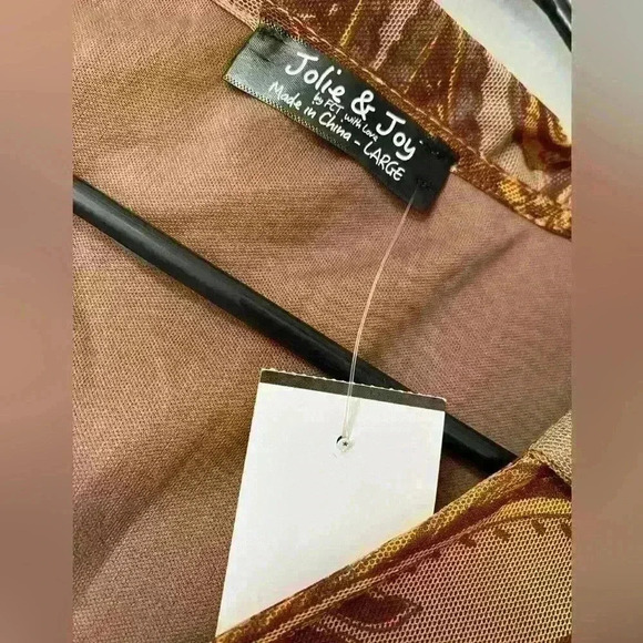 💚 New With Tags Large Mesh Boho Long Sleeve Dress - Picture 8 of 9